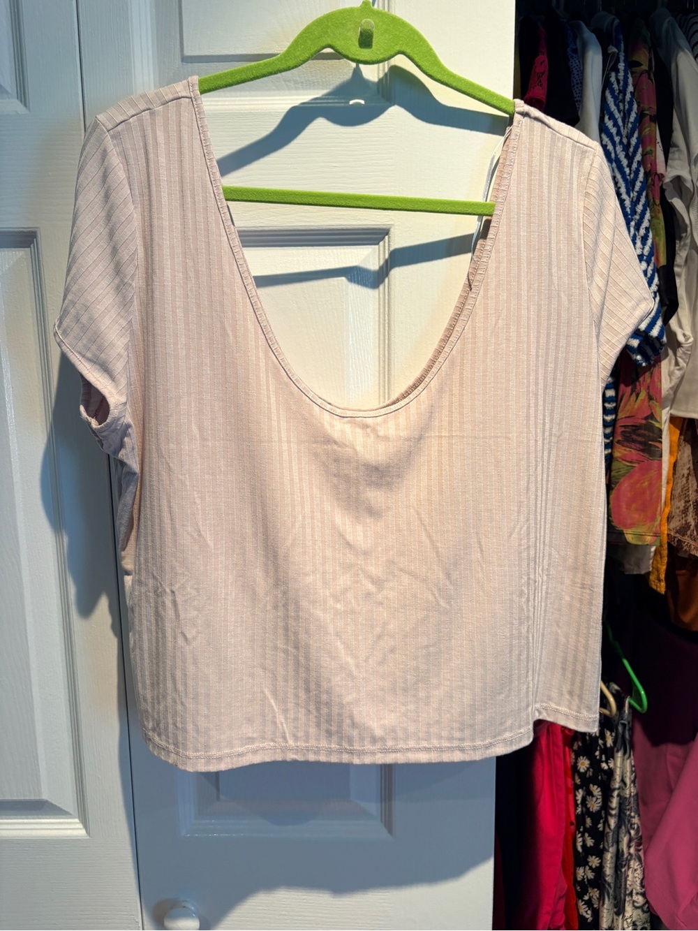BOGO Scoop Neck Short Sleeve crop Top